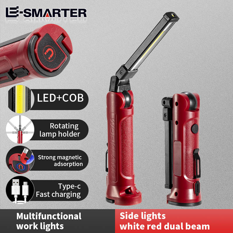 Hanging Outdoor Lighting - COB LED Work Light Rechargeable Folding