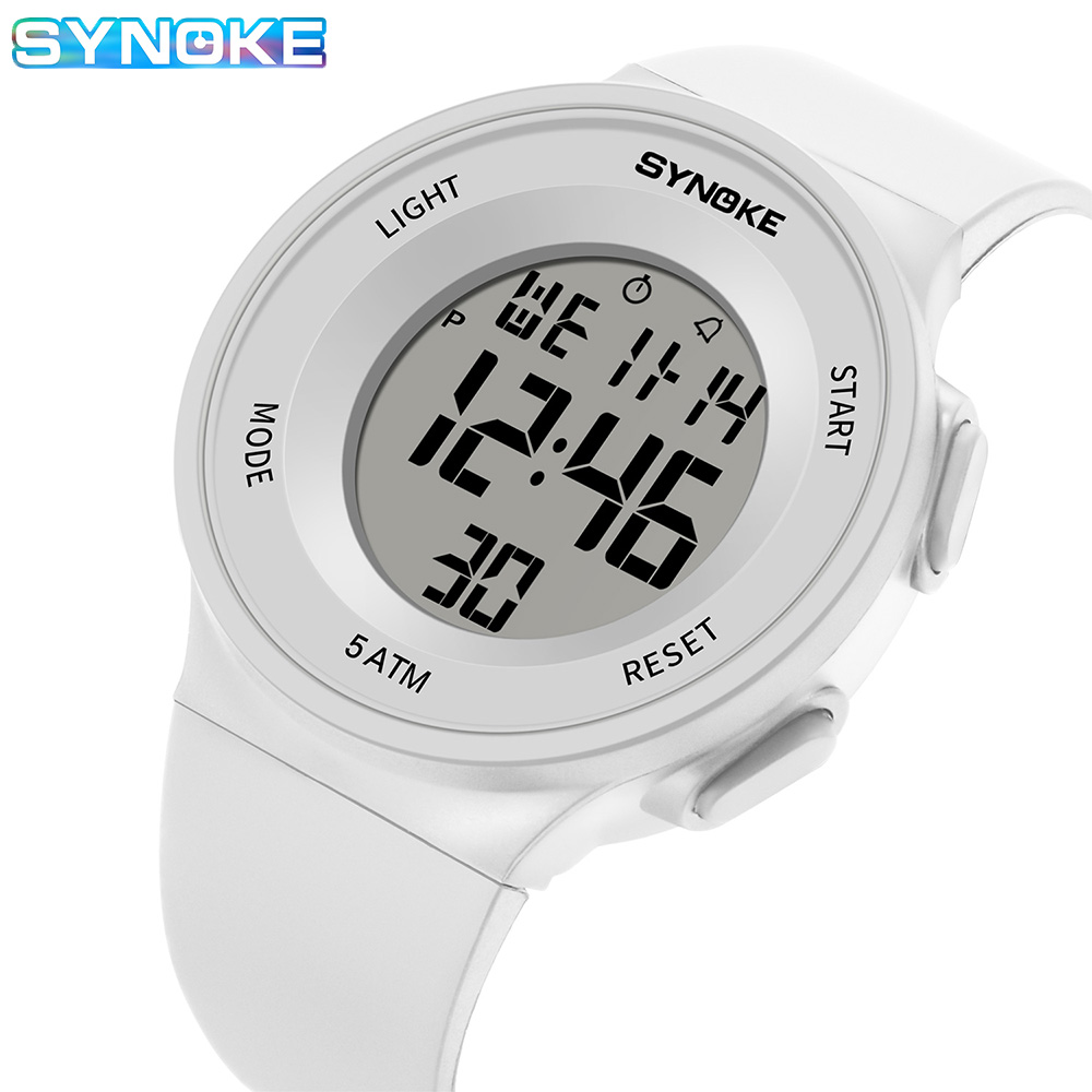 Outdoor Lighting For Steps - Synoke Digital Watches Lady Sports Luminous