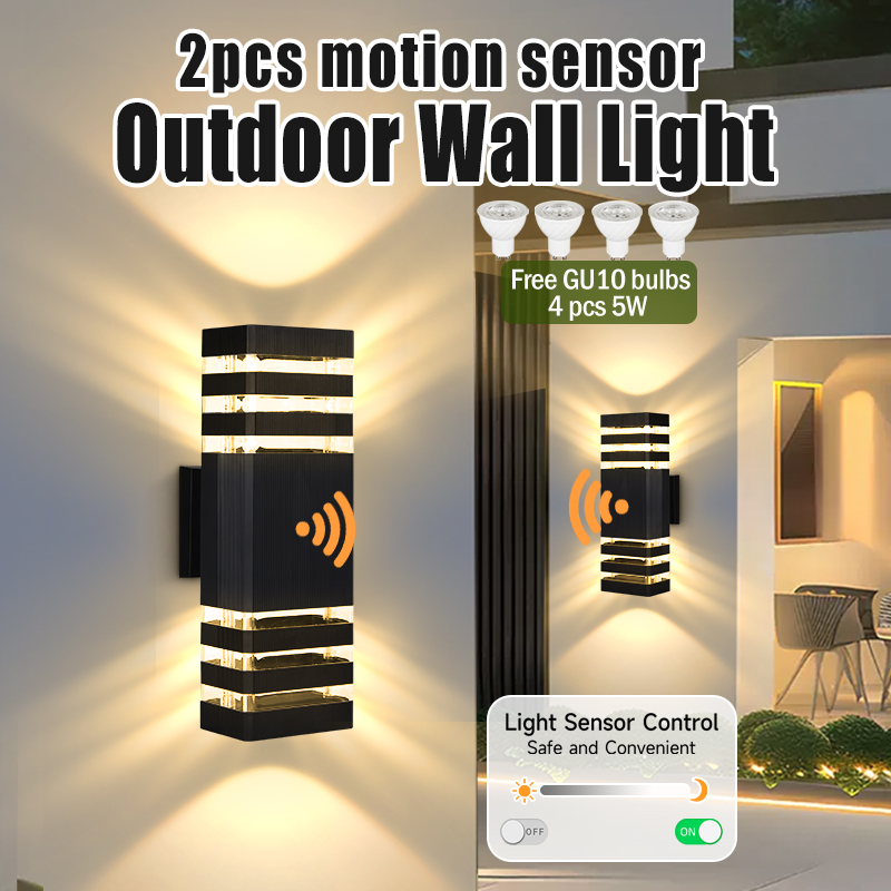 Sensor Light Outdoor Wall Lamp - đánh giá và giá Outdoor Lighting Up And Down