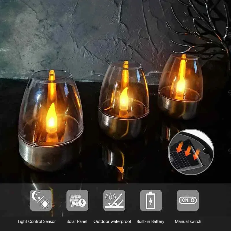LED Solar Candles Light Flamel - đánh giá và giá Outdoor Lighting Company