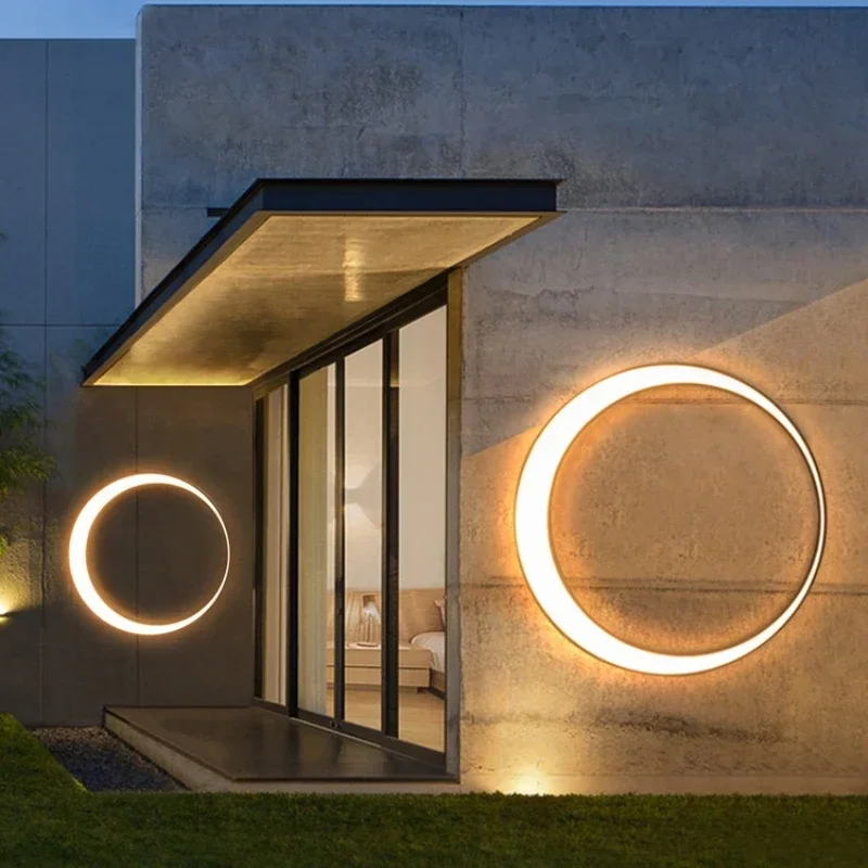 Modern Outdoor Waterproof Moon - đánh giá và giá Outdoor Lighting Up And Down