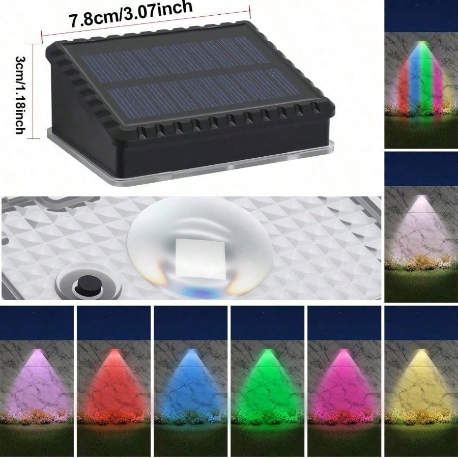 4 Pack Solar Fence Lights Outd - đánh giá và giá Outdoor Lighting For Steps