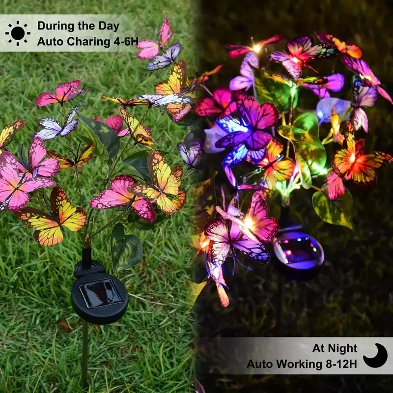 Solar LED Butterfly Garden Lig - đánh giá và giá Outdoor Lighting Company