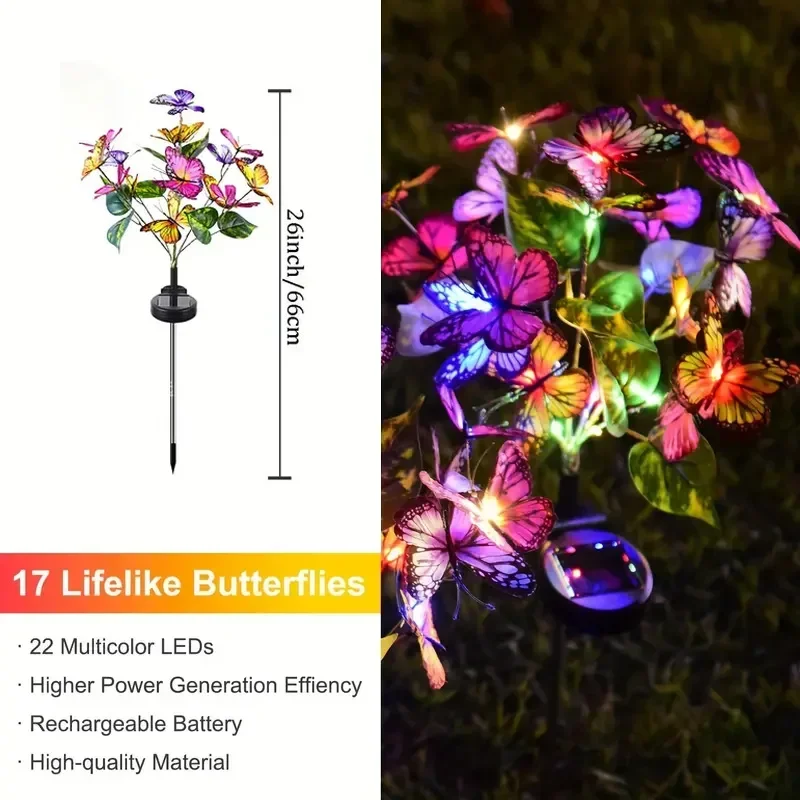 Solar LED Butterfly Garden Lig - đánh giá và giá Outdoor Lighting Company