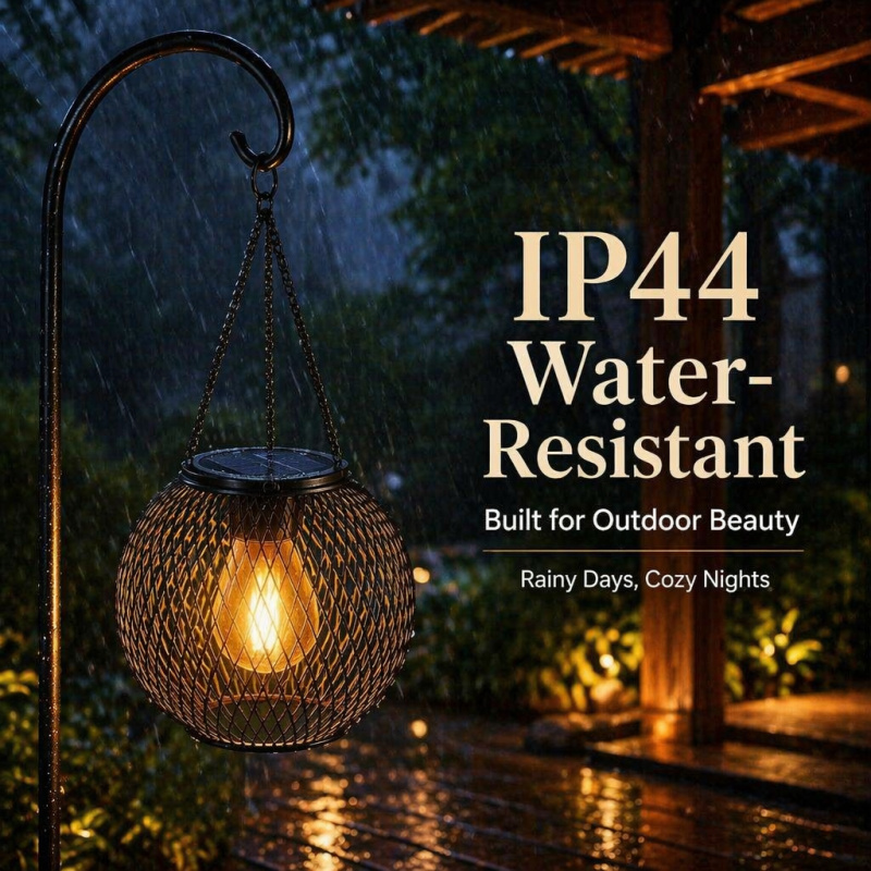 Solar Powered LED Hanging Floo - đánh giá và giá Outdoor Lighting Design