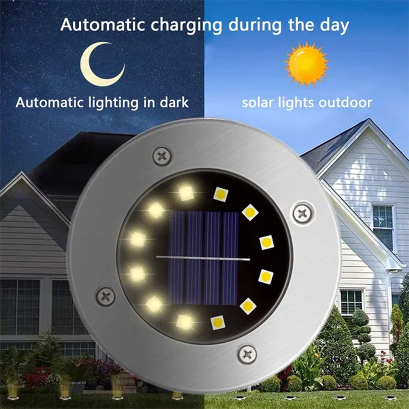 8/20 LED Solar Ground Lights W - đánh giá và giá Outdoor Lighting Under Deck