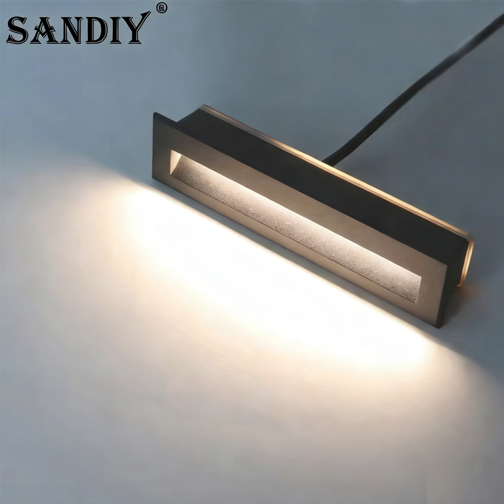 SANDIY Recessed Stair Lights M - đánh giá và giá Outdoor Lighting Up And Down