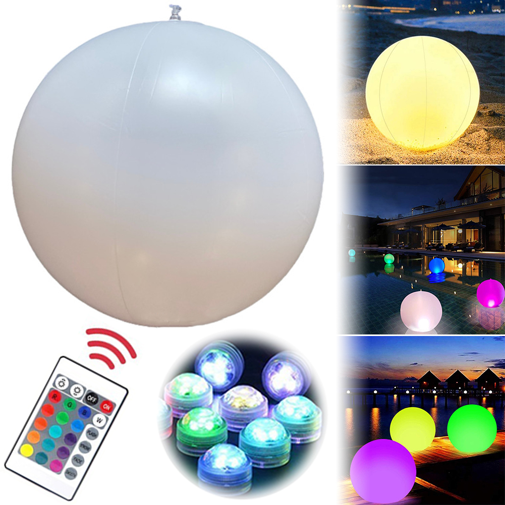 Inflatable Pool Beach Ball 16  - đánh giá và giá Outdoor Lighting Around Pool