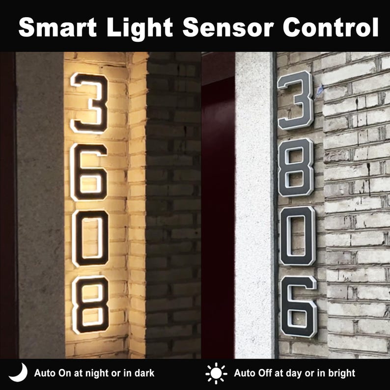 Solar LED House Number Sign Wa - đánh giá và giá Outdoor Lighting Company