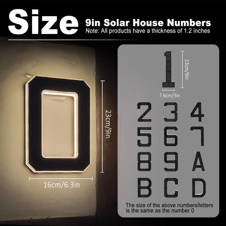 Solar LED House Number Sign Wa - đánh giá và giá Outdoor Lighting Company