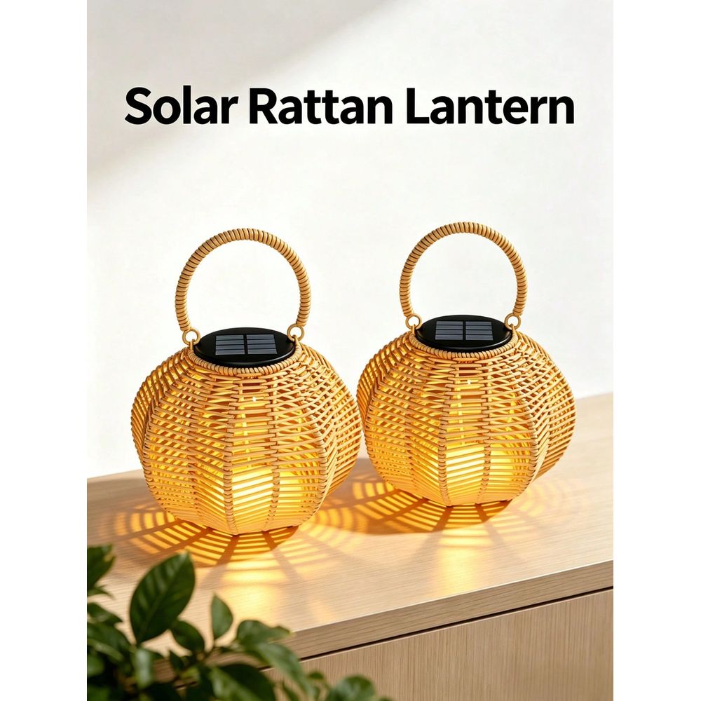Rattan Solar Ambient Light For - đánh giá và giá Solar Lantern Hanging