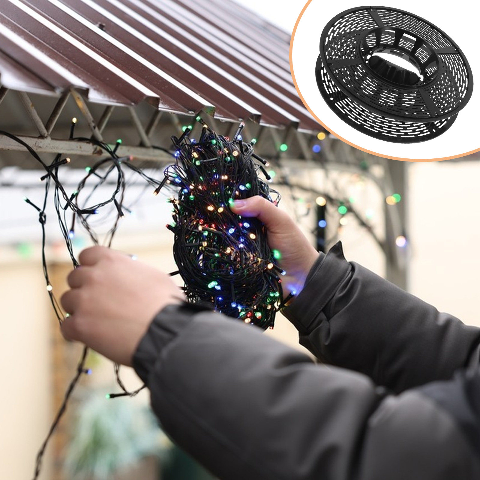 2Pcs Holiday Light Storage Ree - đánh giá và giá Outdoor Lighting Wire