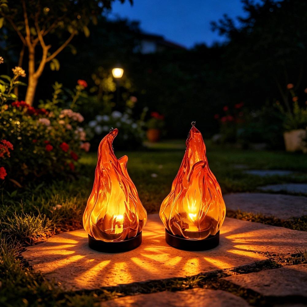 Solar Flame Hanging Lantern Li - đánh giá và giá Hanging Outdoor Lighting