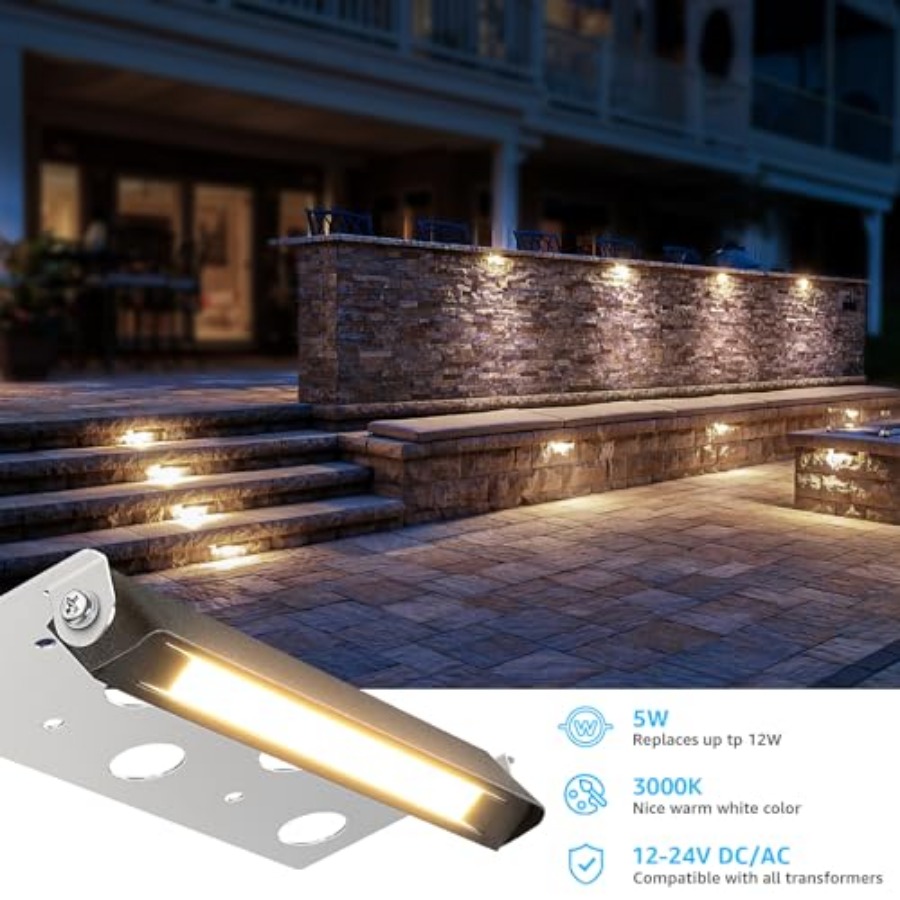 7 Inch Hardscape Lighting 5W L - đánh giá và giá Outdoor Lighting For Steps
