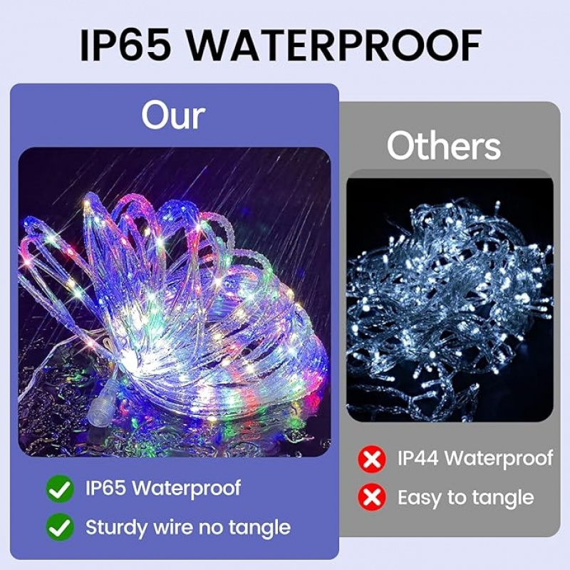 Waterproof Solar LED String Li - đánh giá và giá Outdoor Lighting Company