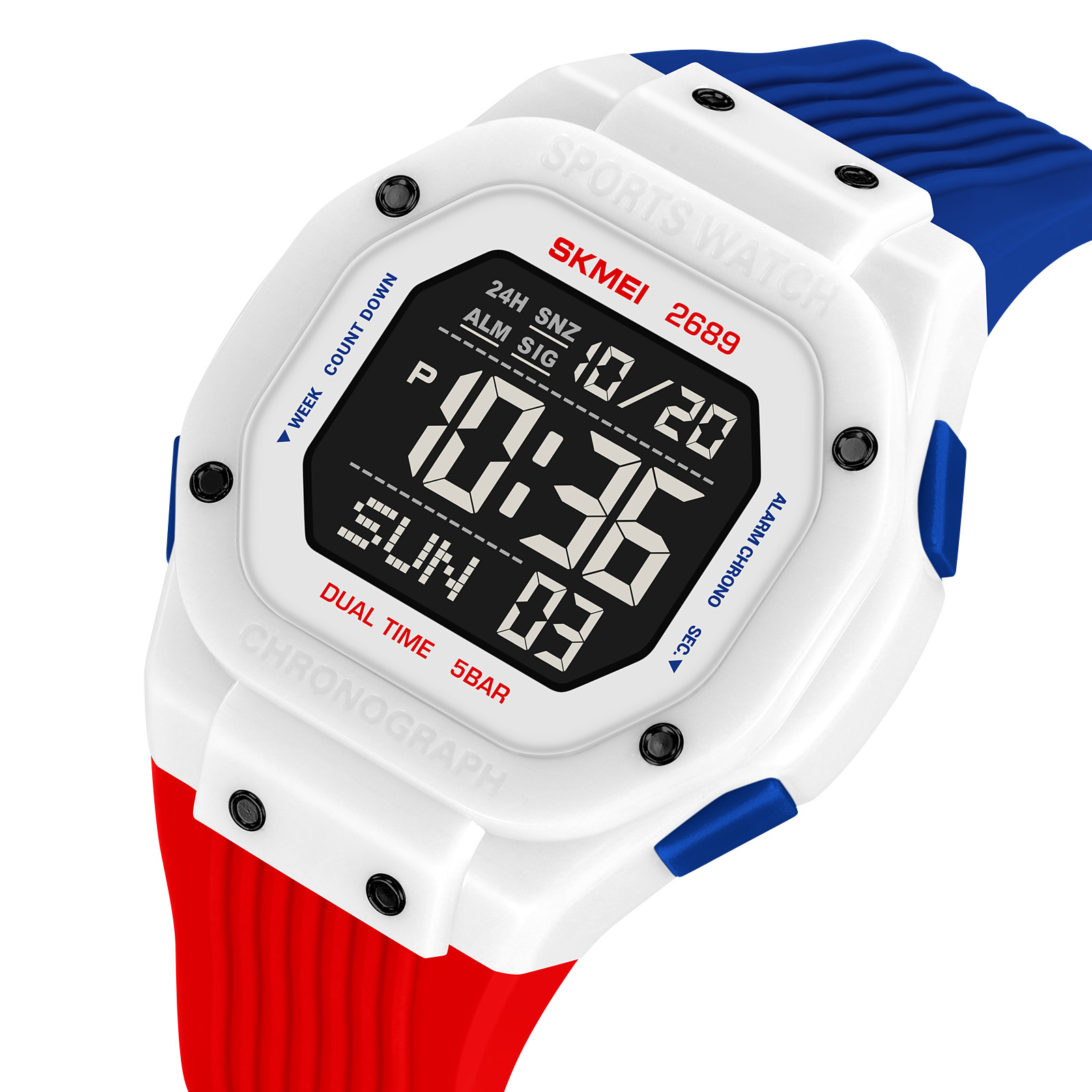 SKMEI 2689 Fashion Wristwatch  - đánh giá và giá Outdoor Lighting For Steps