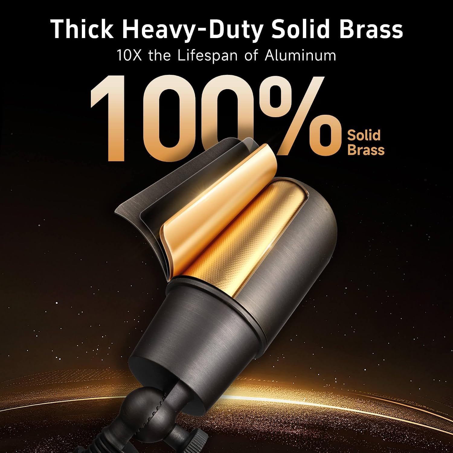 Brass Landscape Lighting Outdo - đánh giá và giá Outdoor Lighting Wire